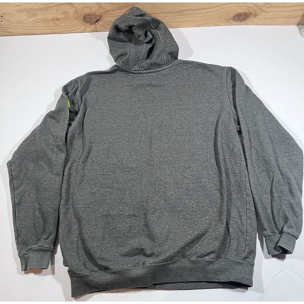 Carhartt Iconic K288 Logo Sweatshirt Loose Fit Gray Hoodie Men's Medium - Picture 8 of 9
